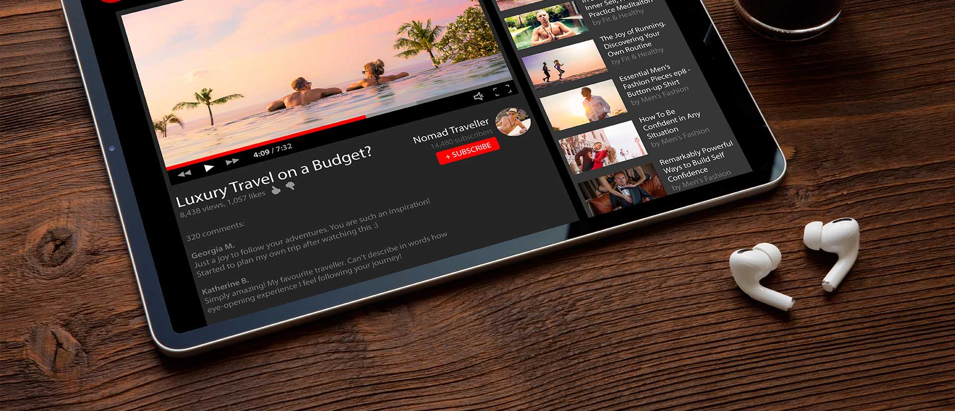 YouTube Screen