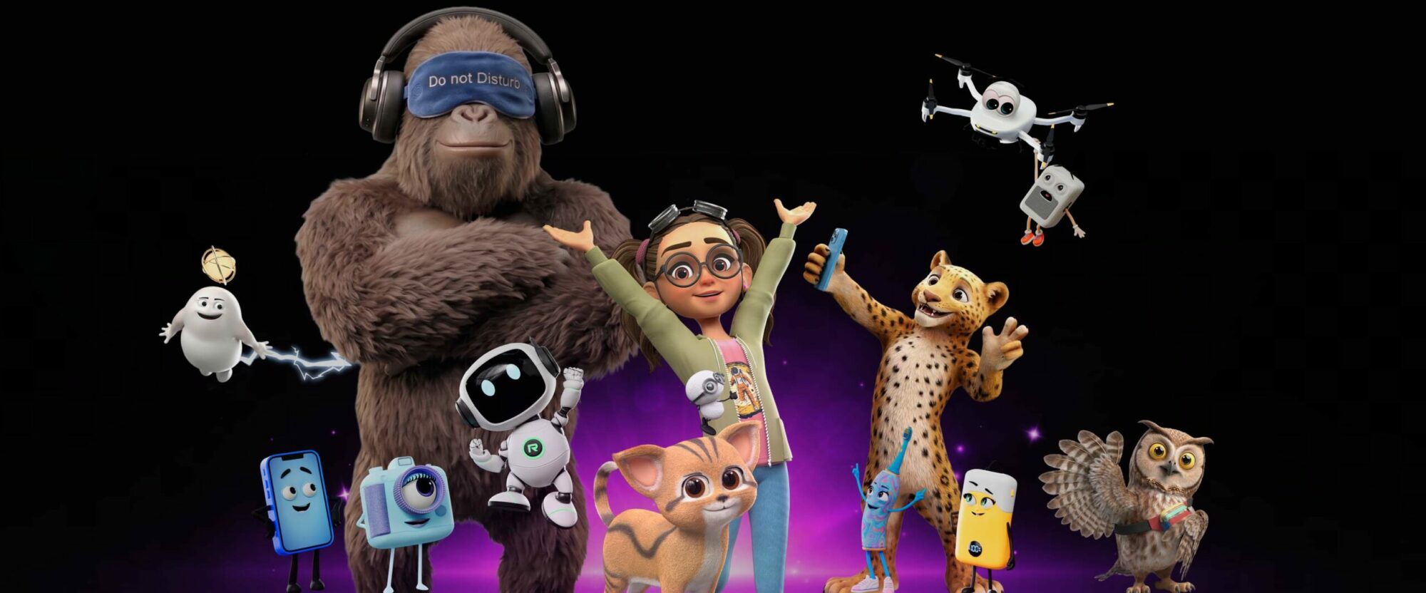 3D Animated Characters Banner 26 3D Animated Characters Banner 26